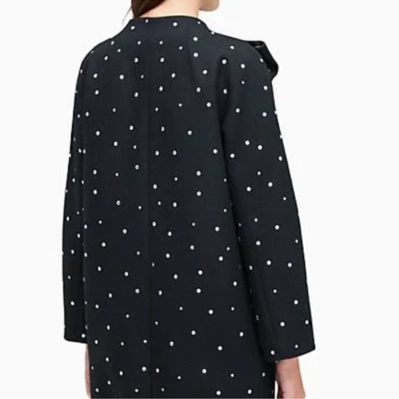 Kate Spade Dorothy Coat Wool blend with bow. Size 8 - Picture 2 of 9